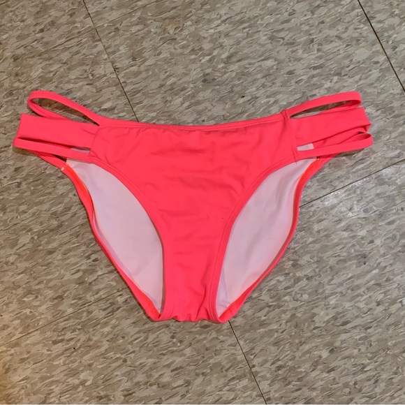 ♦️SOLD♦️ Bikini Bottoms • Victoria’s Secret PINK strappy low rise cheeky Lg - Picture 3 of 6